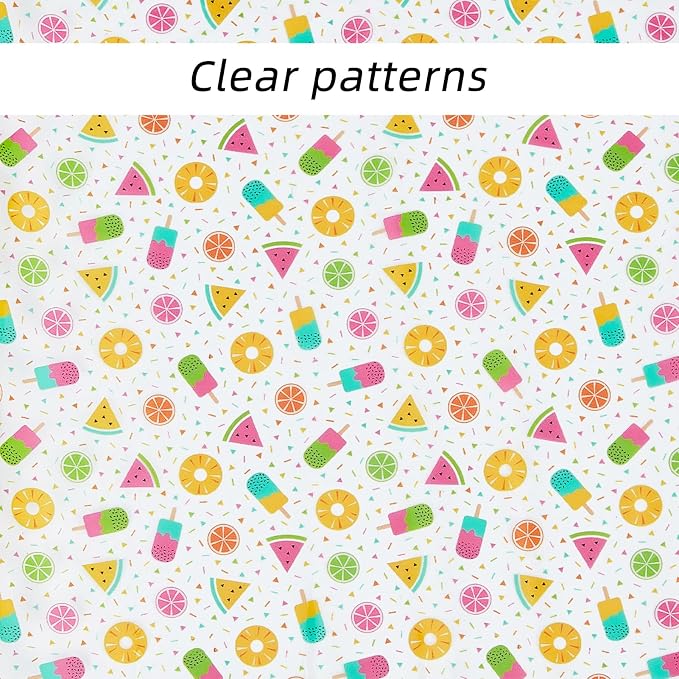 Printed TPU Jelly Faux Leather Fabric, 47.2 x 11.8 Inch Transparent Clear Jelly - Image 3