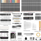 HIFORNY 126 PCS Drawing Kit Sketching Pencil Set, Sketch Pencils Art Supplies - Image 2