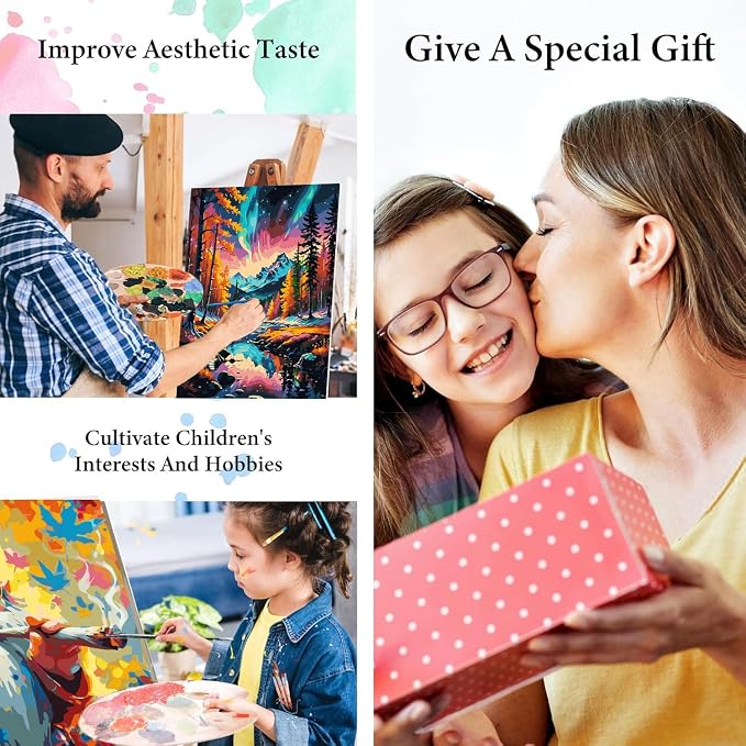 Meothan Paint by Numbers Kit for Adults Beginner 16X16 inch | Gnome Adult Paint - Image 7