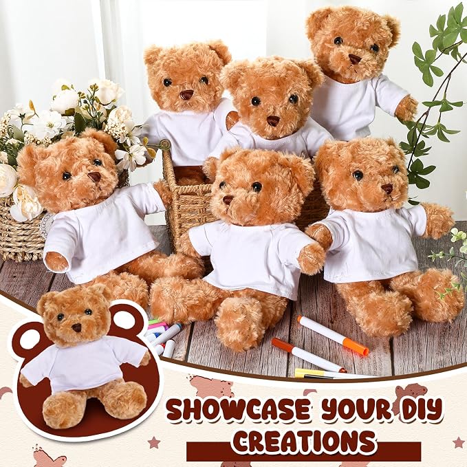 40 Pcs Make Your Own Stuffed Animal Bear Kit DIY 2026 Graduation Plush Gift 10 - Image 6