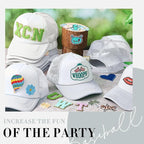 Hercicy 12 Pack DIY Trucker Hats Kit, Sublimation Blank Baseball Caps - Image 6