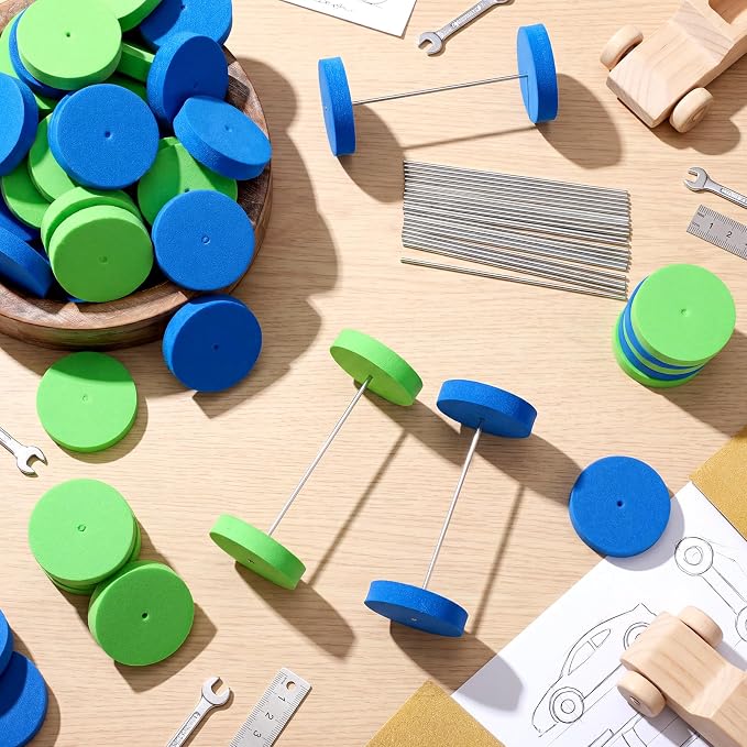 Blueweenly 100 Pcs Foam Wheels Set - Image 4