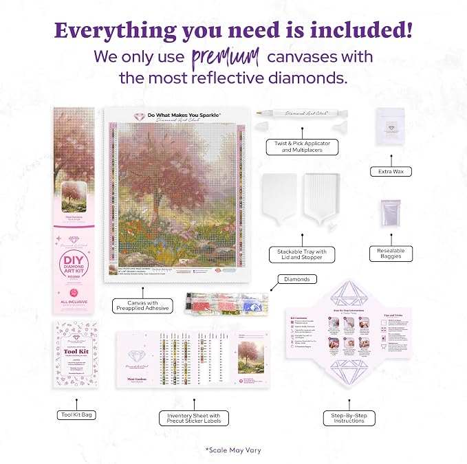 DIAMOND ART CLUB Maui Gardens Diamond Painting Kit, Fun DIY Crafts - Image 3