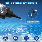 Akisey UV Resin 100g, Crystal Clear UV Resin Glue - Image 2