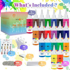 HTVRONT Tie Dye Kit for Large Groups, 20 Colors Tye Dye for Kids & Adults | - Image 7