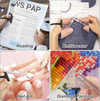 5X Magnifying Glass with Clip for Reading, 10x6 inch Large Full Page Magnifier - Image 7