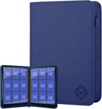 Trading Card Binder with 9 Side Loading Pocket Card Album Hold Up to 540 Cards by MOSLA