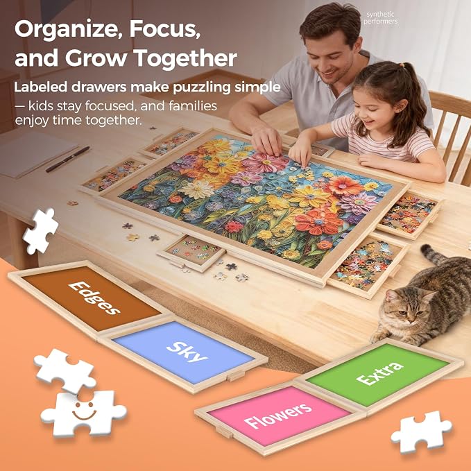 ALL4JIG 1500 Pieces Rotating Puzzle Board - Image 3