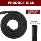 Automotive Wire Loom High Temperature Braided Wire Loom, Split-Sleeve Heat - Image 4