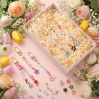 Tondiamo 2823 Pcs Bead Keychain DIY Craft Making Kit Bag Charms Key Ring - Image 6