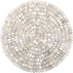 200Pcs Large Hole Beads Spacer Beads White Assorted European Craft Big Beads by BRACELETMAKINGKIT
