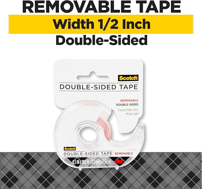 Scotch Double Sided Tape, 1/2 in x 300 in - Image 2