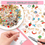 500 PCS Charms for Jewelry Making, Keychains & Craft Projects, Bulk Jewelry - Image 2