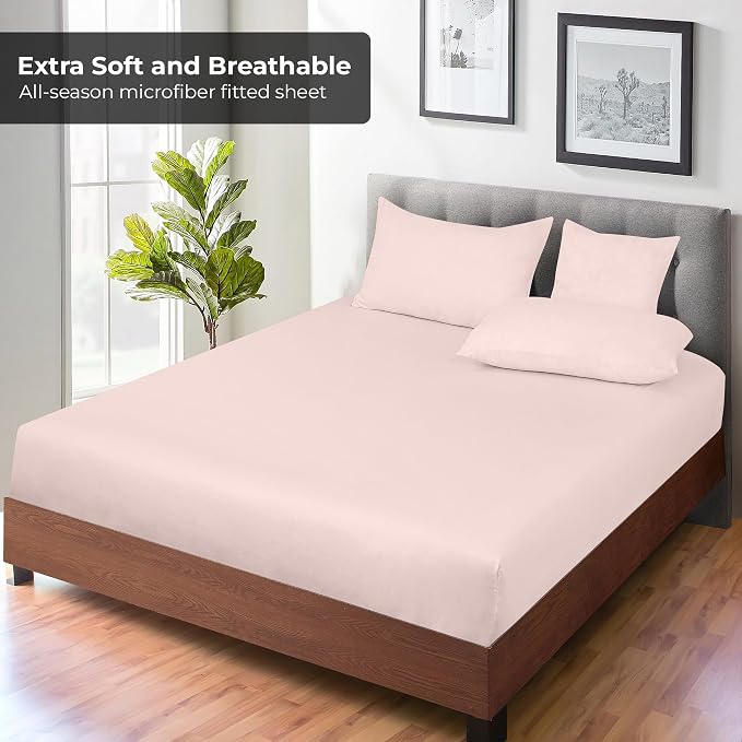 Royale Linens Fitted Sheet Twin XL - Image 4