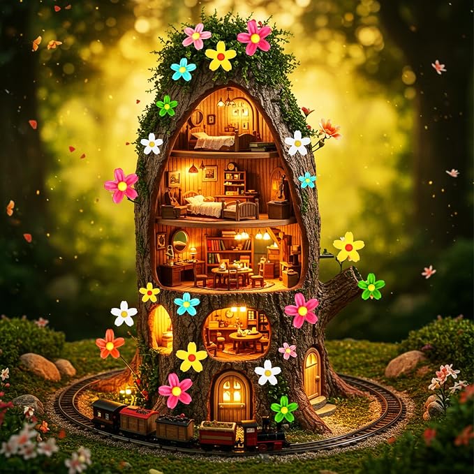 100 Pcs Mini Flowers for Crafts Minature Flowers for Minature Houses Resin - Image 5