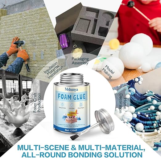 Foam Glue, Strong Adhesion, Quick-Drying, Transparent, Waterproof, Flexible | - Image 5