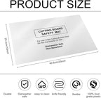 Haull 6 Pcs Non slip Cutting Board Mats Non Absorbent Safety Mat - Image 2