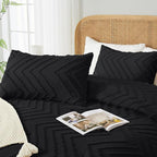 Andency Black California King Comforter Set, Boho Cal King Soft Warm Tufted - Image 4