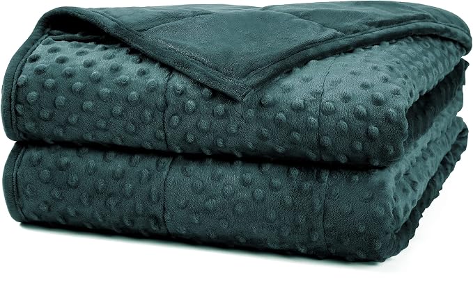 Alomidds Weighted Blanket for Adults, Cooling Breathable Soft and Comfort Minky by Alomidds