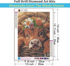 Mosaflare 5D Diamond Art Kits for Adults, Highland Cow Diamond Painting for - Image 5