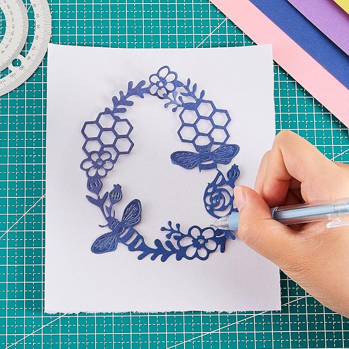 12 Pieces Art Cutting Tools Knife Pen Craft Paper Cutter Pen Carving Tools - Image 6