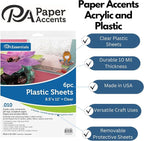 Accent Design Paper Accents Clear Plastic Sheets 8.5x11, .010" Thick, - Image 2