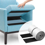 4.4''×16.5 Feet Black Heavy Duty Hook and Loop Tape Adhesive, Keep Couch by ThankforvisitingSKYNEO