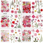 NESCCI 412 Pcs Purple Pink Dried Flowers - Image 3