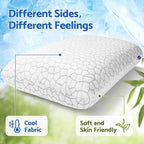 CushZone Memory Foam Pillows for Sleeping, Bed Pillow - Image 5