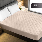 Utopia Bedding Quilted Fitted Mattress Pad, Full Size, Elastic Fitted Mattress - Image 2