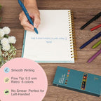 Ddaowanx Colorful Gel Pens, 0.5mm Fine Point Retractable, School Supplies - Image 5