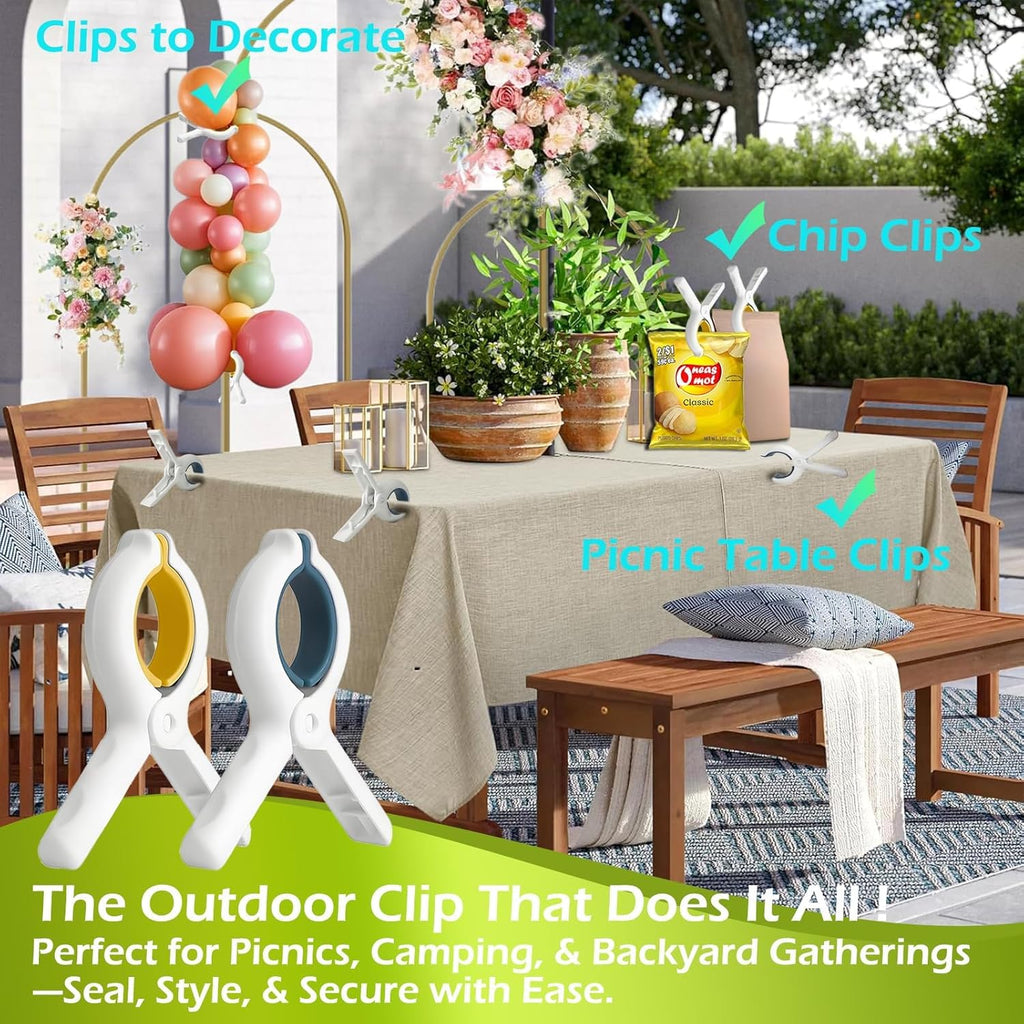 Extra LargeTowel Clips for Beach Chairs 3 Pack,3.7 Inch Beach Towel Clips,Towel Clips Strong gripping Power Suitable for Family Vacation and Poolside Leisure