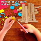 20PCS Natural Driftwood for Crafts, 4.7" Length Driftwood Pieces Branch Wooden - Image 4