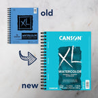Canson XL Series Mixed Media and Watercolor Paper Pads, 9x12 in 60 Sheets and - Image 6