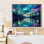 Hutarosl Paint by Numbers for Adults-Aurora Paint by Number Canvas for Adults - Image 2