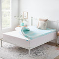 Linenspa 3 Inch Swirl Gel Memory Foam Mattress Topper, Queen Size – Cooling Gel by Linenspa