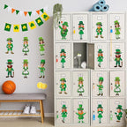 OBUSATT 60 Pcs St. Patrick's Day Leprechaun Theme Cutouts March Bulletin Board - Image 6