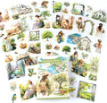 Spring Landscape Pre-Cut Journal Sticker Book by Dwpetzo