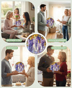 Acrylic Puzzle Suncatcher, Autumn Leaf Wisteria Sun Catcher - Image 4