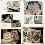 Thick Baroque Embossed Paper Corner Embellishments - Image 5