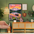 xackcme Mountain Paint by Numbers - Image 8