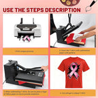 Joyclub 5 PCS Unisex Sublimation Blanks Bulk Polyester T Shirts - Image 5