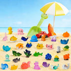56pcs Mini Ocean Resin Animals, Miniature Plastic Figurines Tiny Sea Animals - Image 4