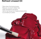 Winsor & Newton Refined Linseed Oil, 250ml Bottle - Image 2