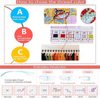 Zhenqing 3-Piece Owl Cross Stitch Kit Stamped Embroidery Kit 11CT Printed Aida - Image 4