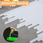 Glow in the Dark Glue Sticks Bulk, 0.27"x8" Hot Melt Glue Sticks - Image 3