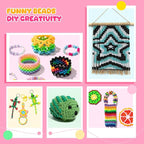 Simetufy 6000Pcs Pony Beads, 30 Colors 6x9MM Kandi Beads Bulk - Image 7