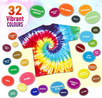 PATIFEED Tie Dye Kit for Kids and Adults, 32 Colours | 80ML Bottles, Gifts for - Image 4