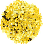 Mandala Crafts 6mm Flat Round Gold Sequins - Image 2
