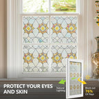 3D Stained Glass Window Film, Decorative Window Privacy Film - Image 3